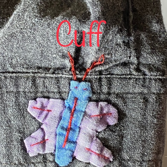 Rare Sacred Threads Vintage Distressed Jacket. So SOFT! Bring a smile! 95. OBO - Picture 10 of 17